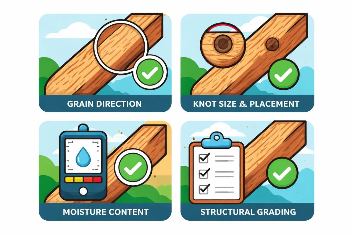 Oak timber grading process