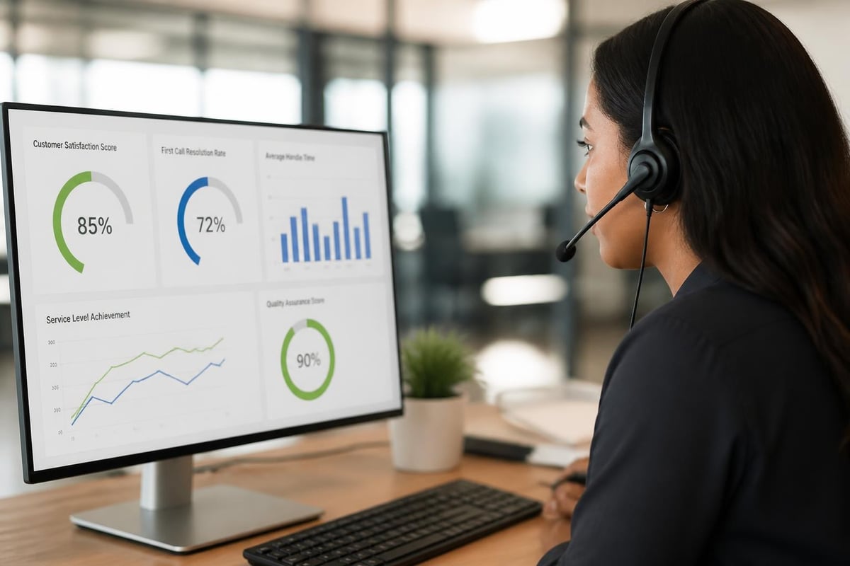 Performance metrics dashboard