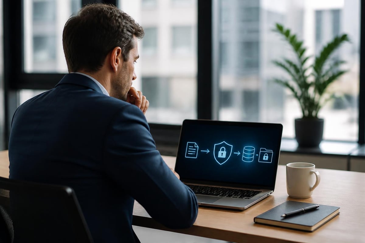 PDF bank statement security workflow