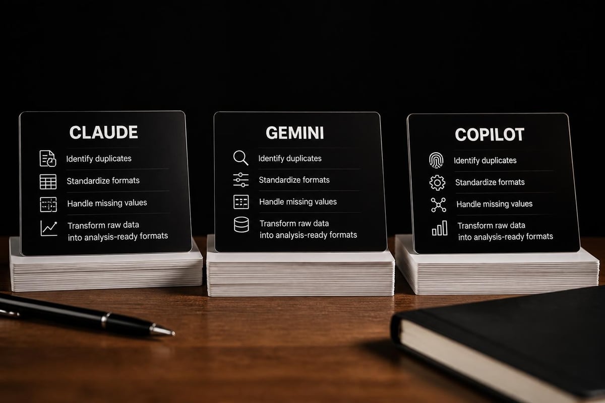 Data cleaning workflows