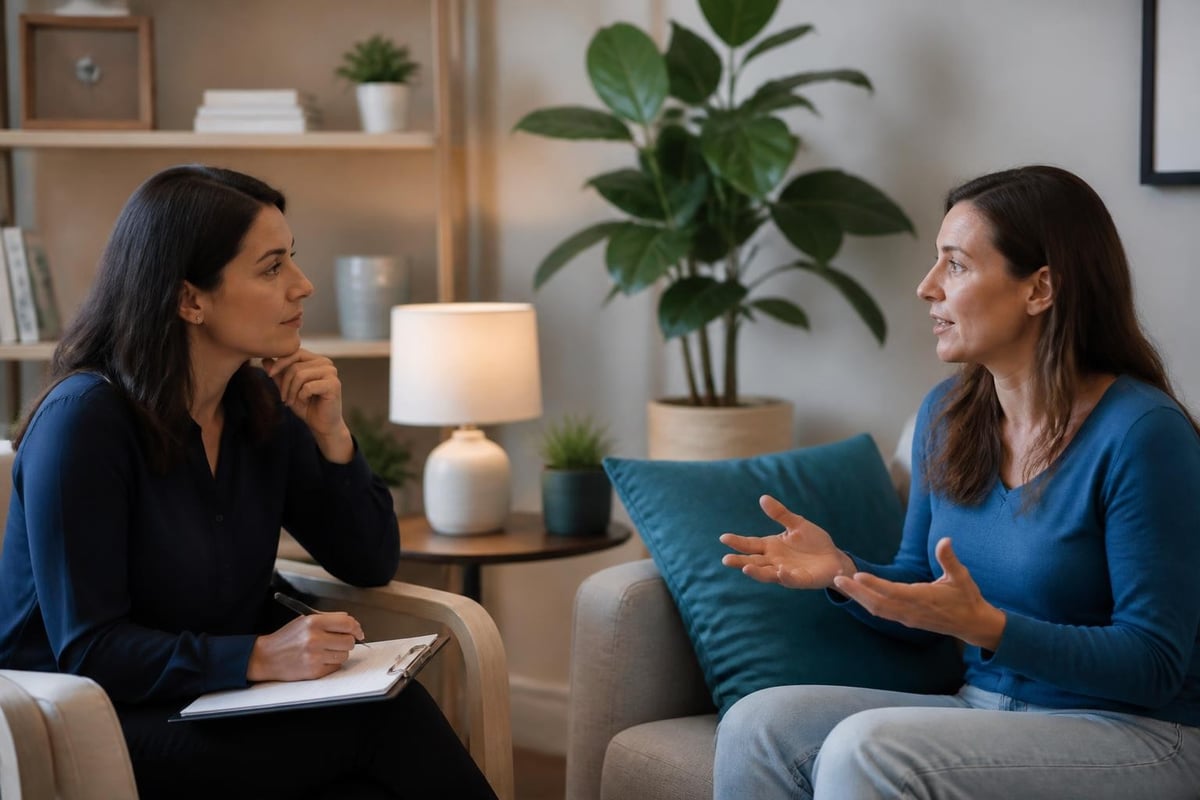 Coaching versus therapy decision tree
