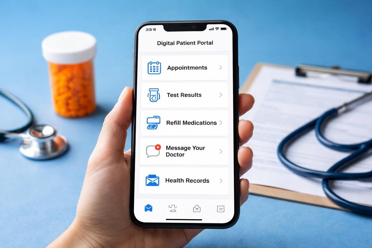 Patient portal features
