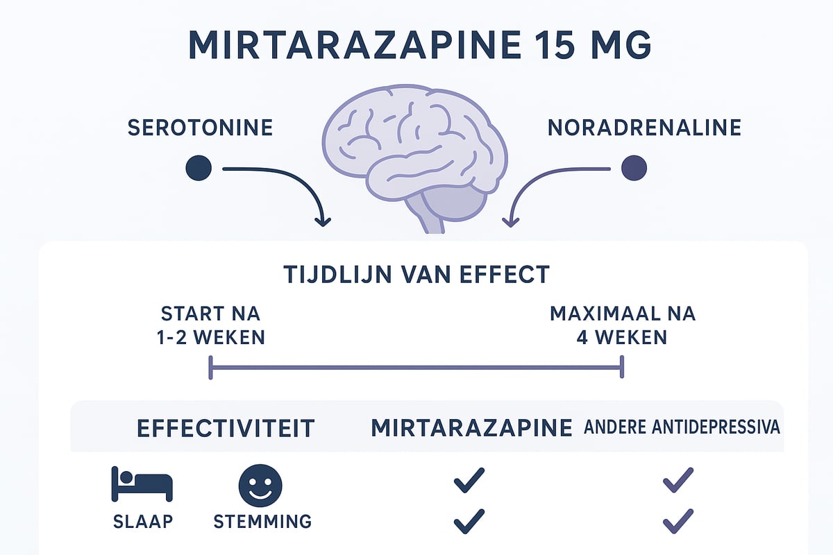 Werking en Effectiviteit van Mirtazapine 15 mg