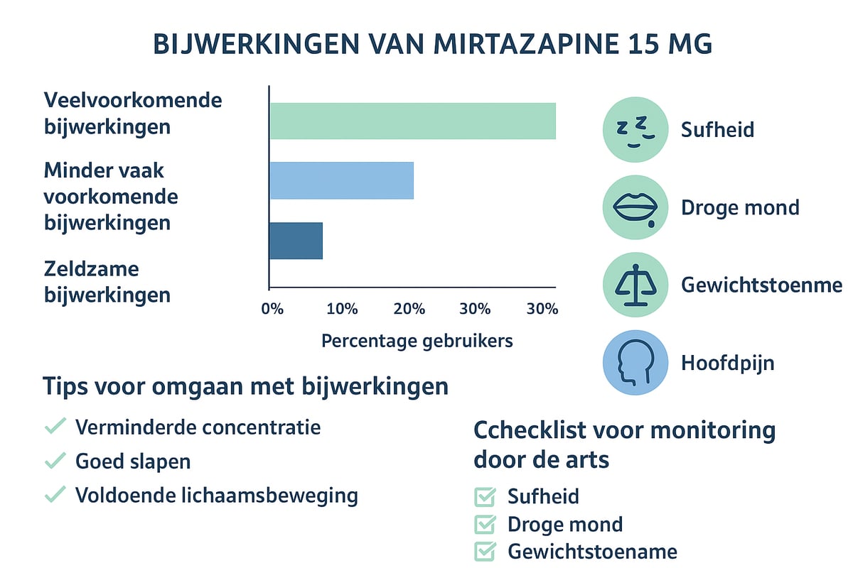 Bijwerkingen en Risico’s van Mirtazapine 15 mg