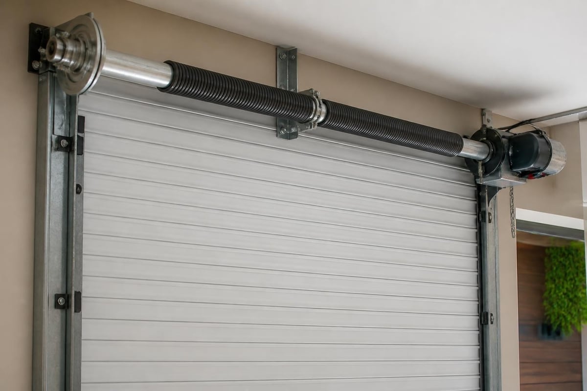 Roller door component diagram