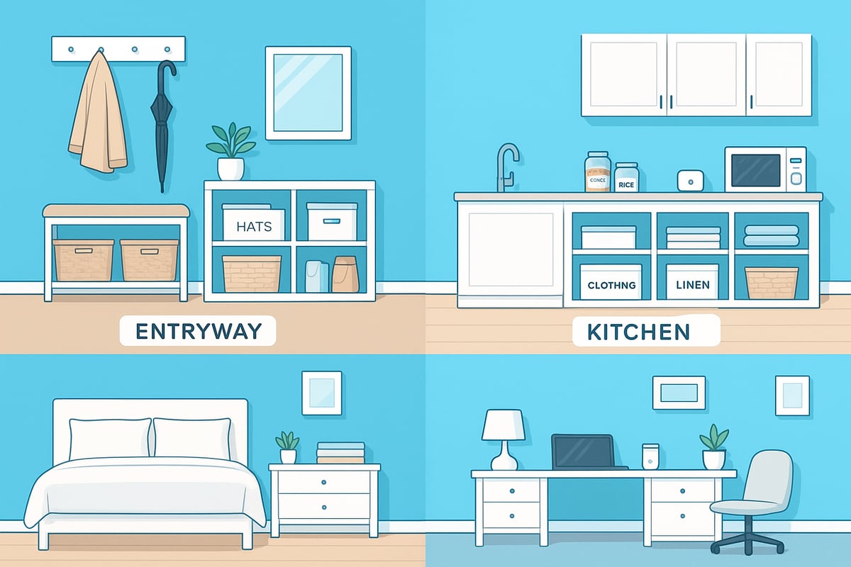 Step 2: Room-by-Room Organization Strategies for 2025