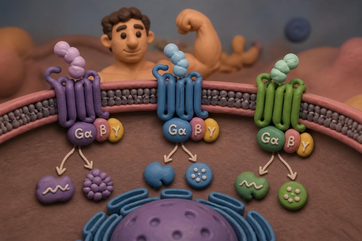Peptide receptor binding mechanisms