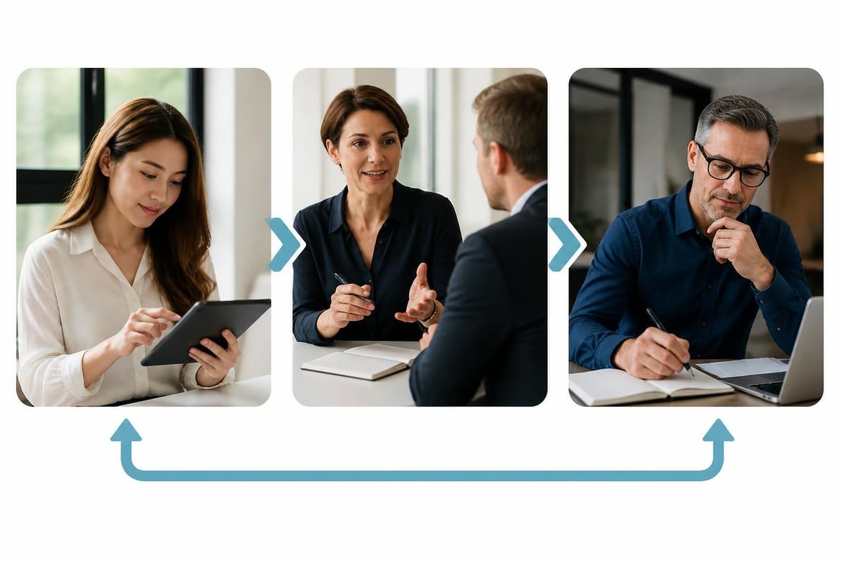 Blended AI and human coaching workflow