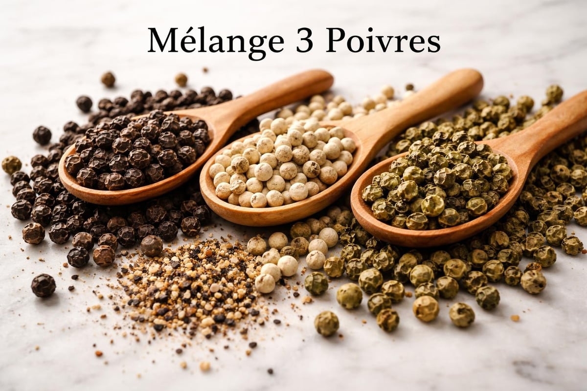 Composition du mélange 3 poivre