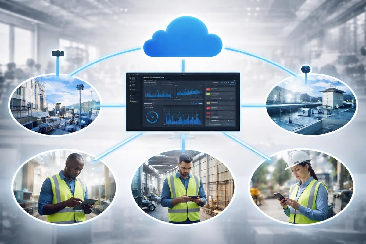 Multi site vape detection network architecture