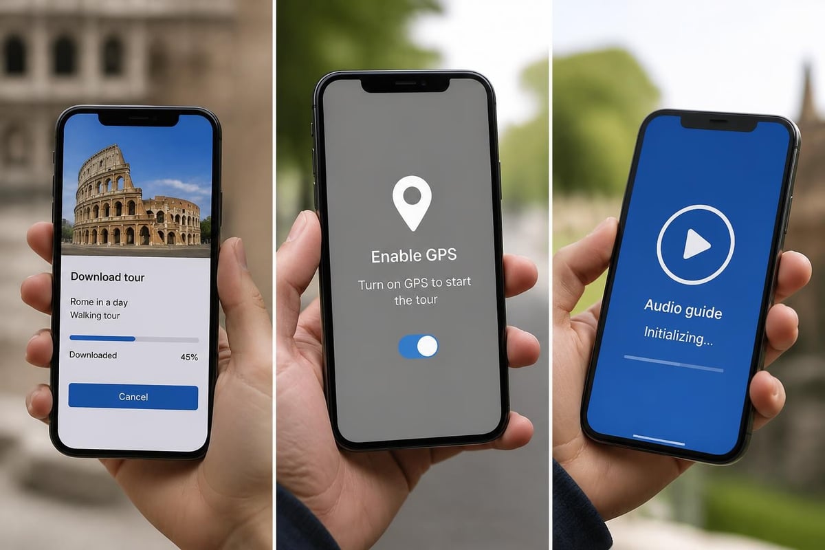 Shaka Guide app setup process