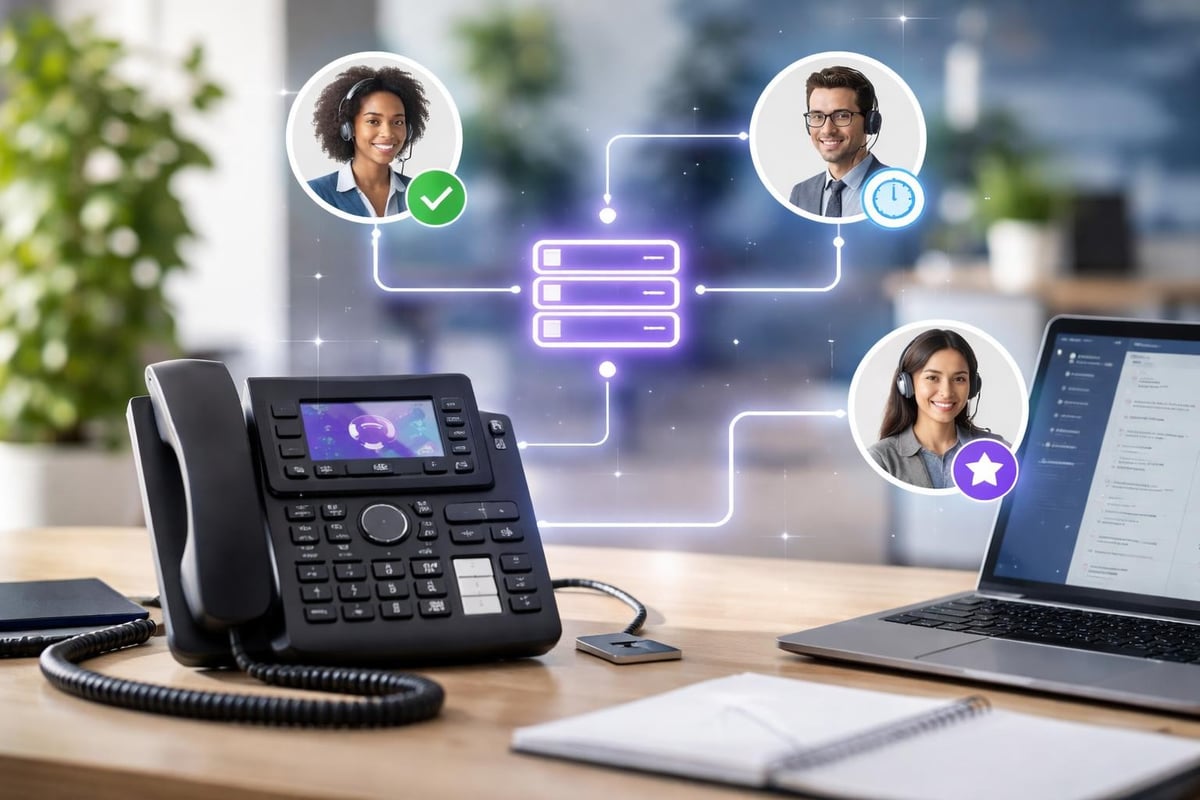 VoIP call routing process
