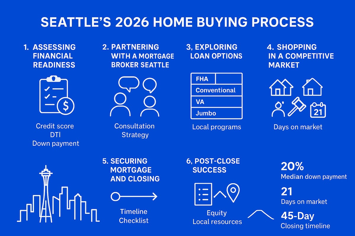 The Step-by-Step Home Buying Process in Seattle: 2026 Edition