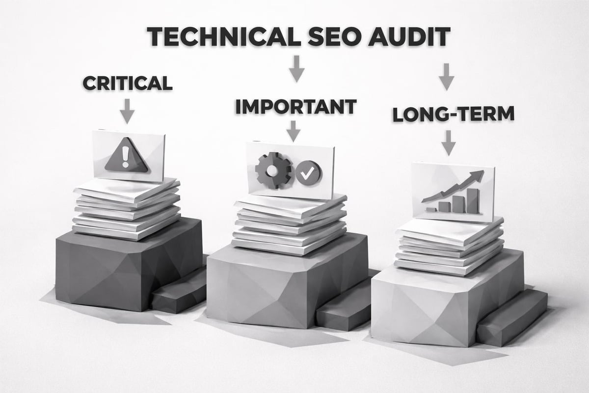 SEO audit results