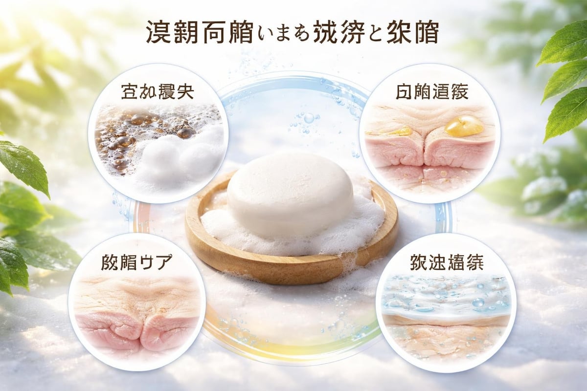 洗顔石鹸と皮膚バリア機能