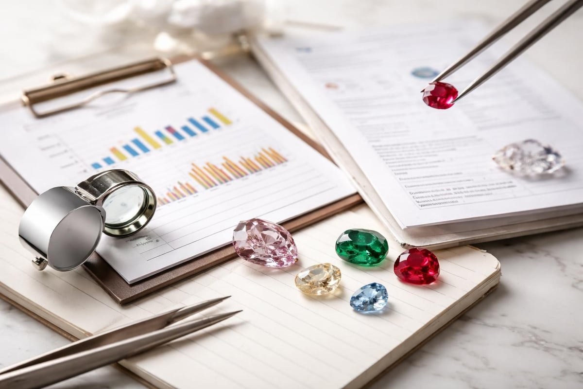 Rare gemstone value factors