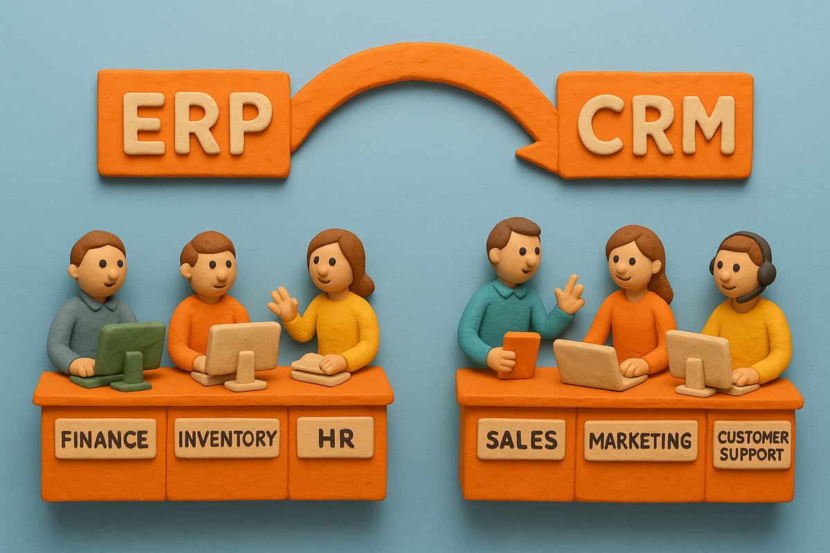 Understanding ERP and CRM: Definitions and Core Functions