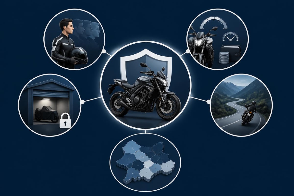 Factores precio seguro moto