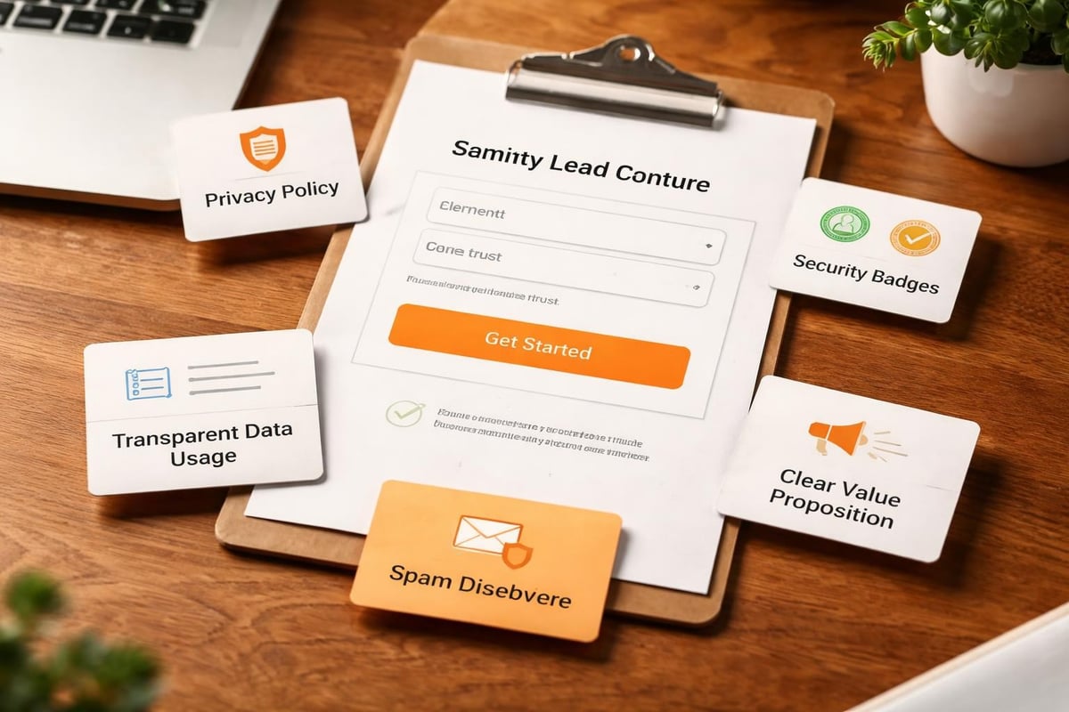 Lead Capture Form Design That Actually Converts Trust elements in forms