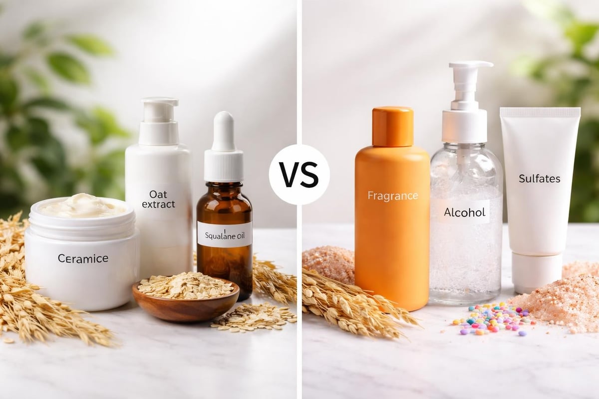 Gentle skincare ingredients