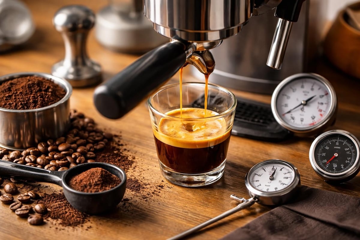Paramètres d'extraction espresso