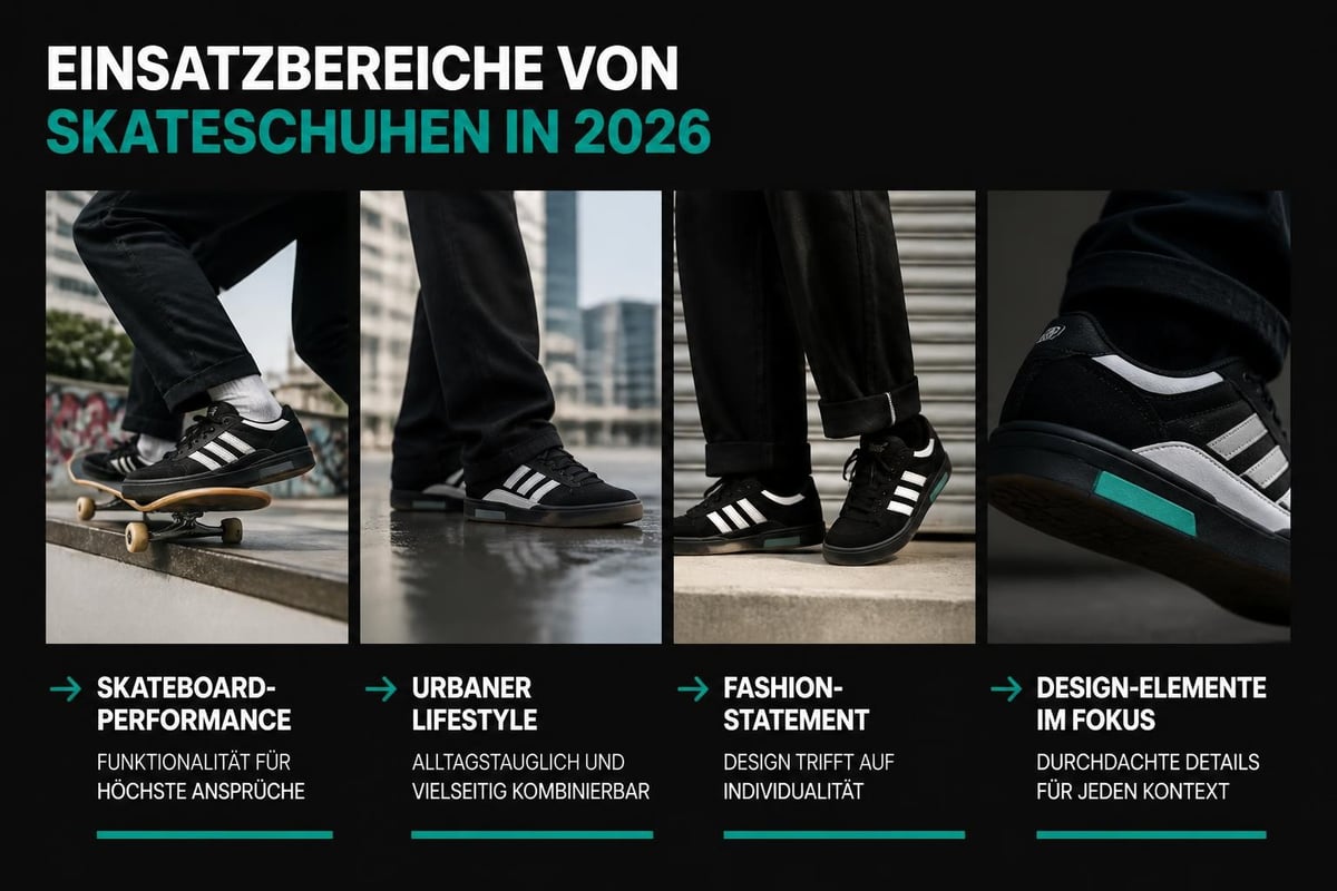Vielseitigkeit adidas Skateschuhe