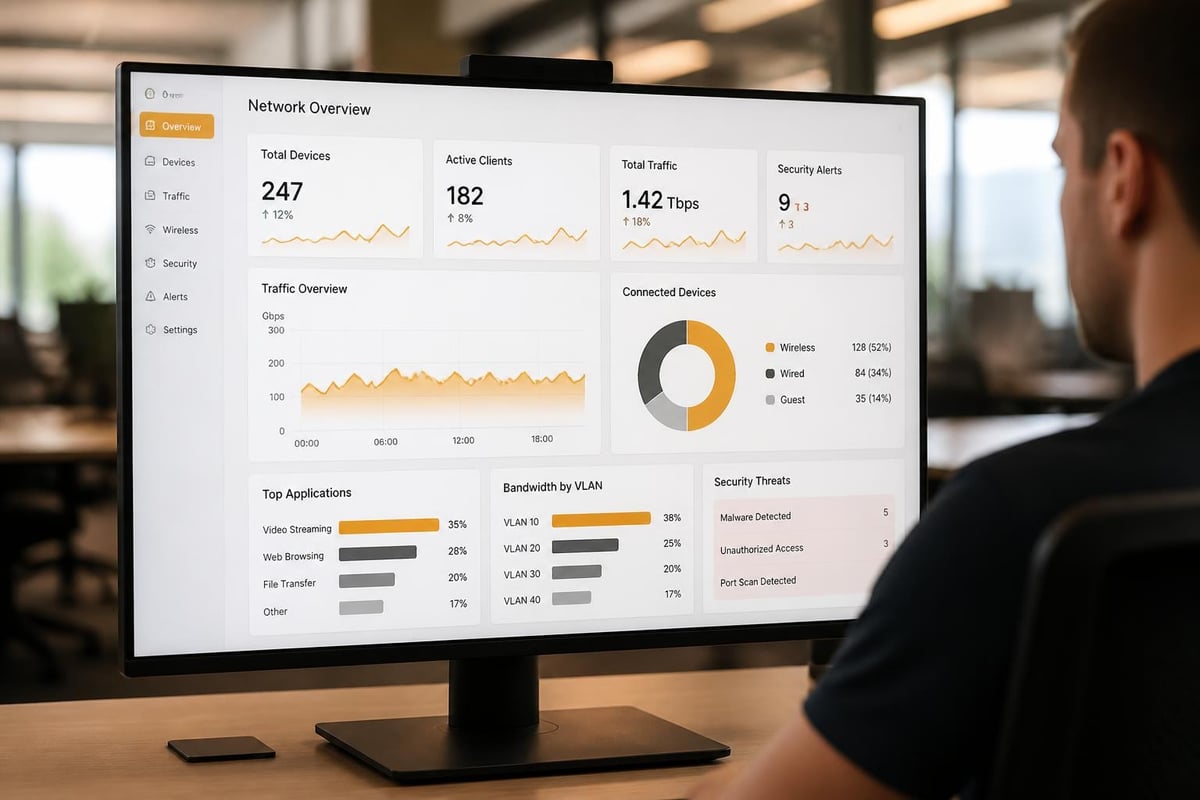 Synology Router Manager dashboard