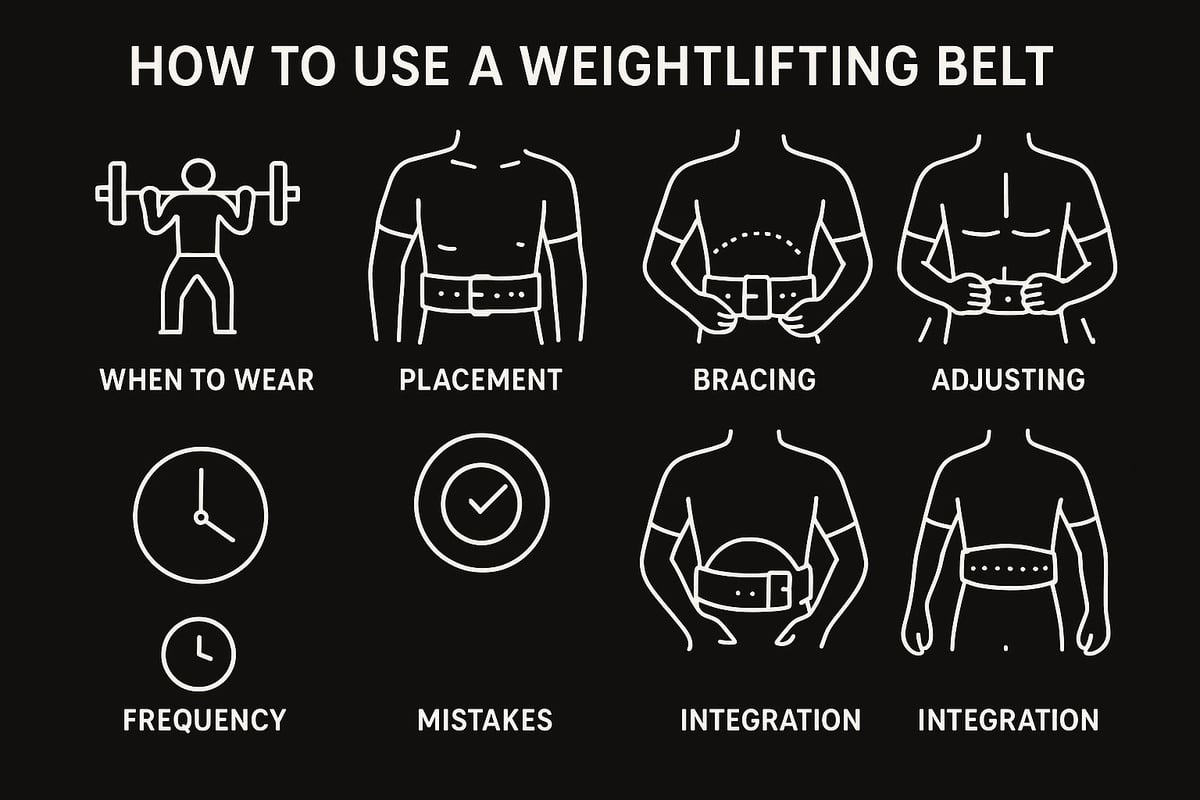 Proper Weightlifting Belt Usage: Step-by-Step Guide