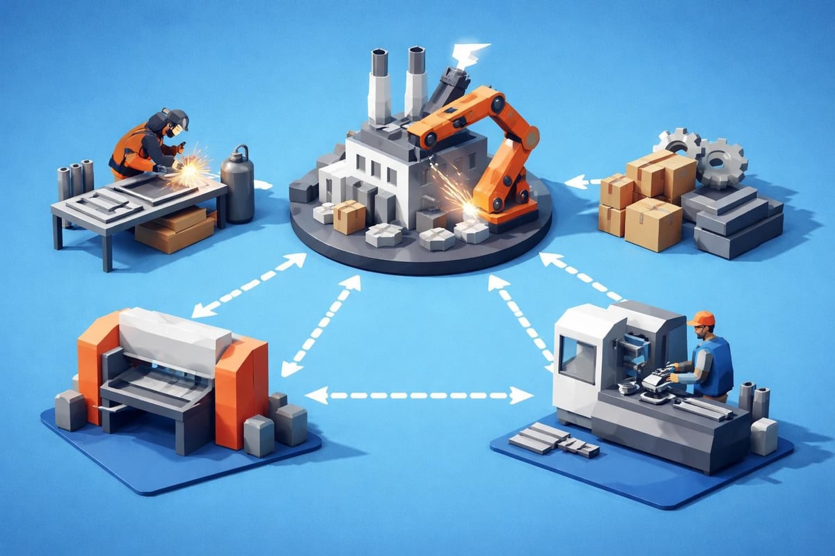 Service-based manufacturing model