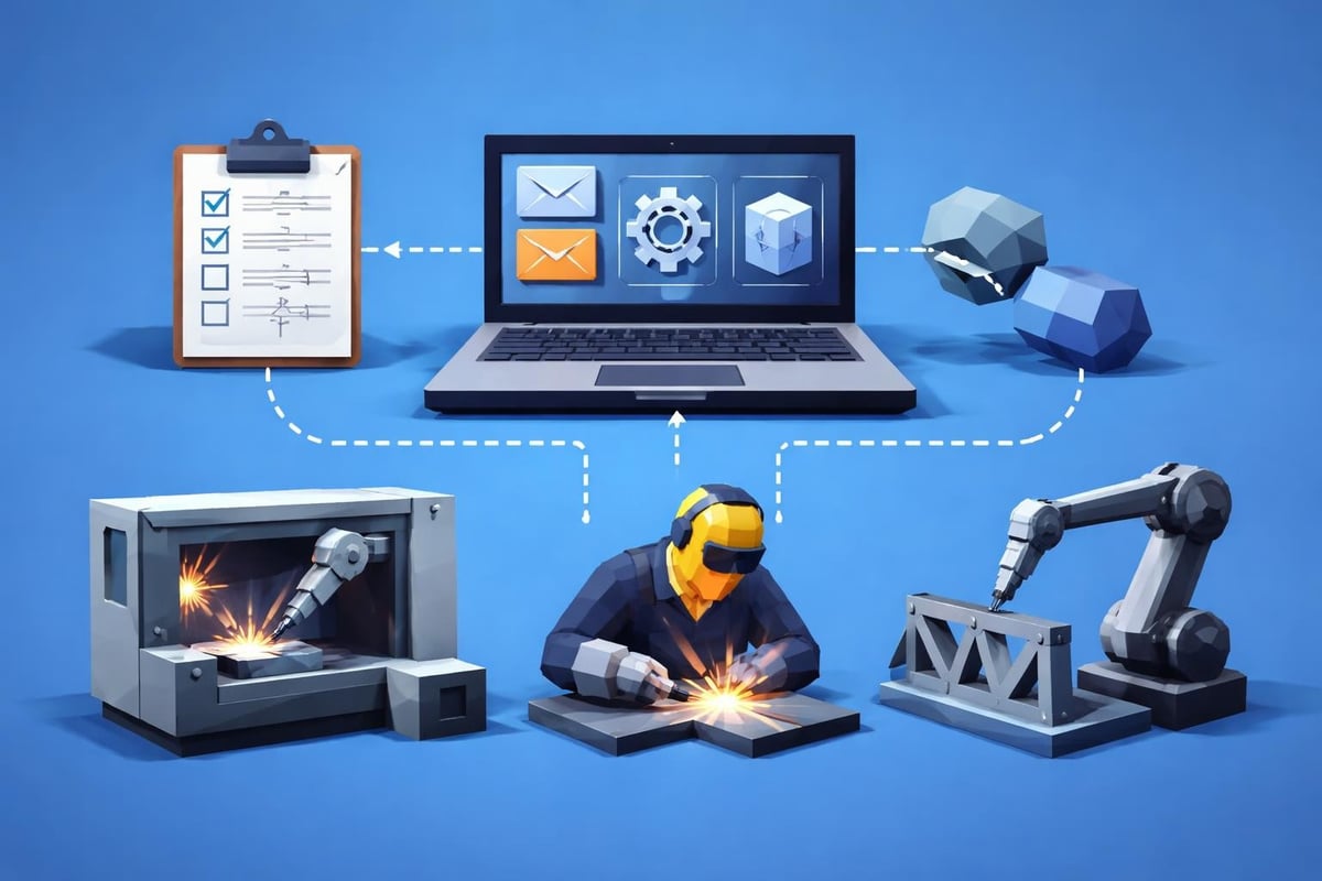 Digital manufacturing workflow