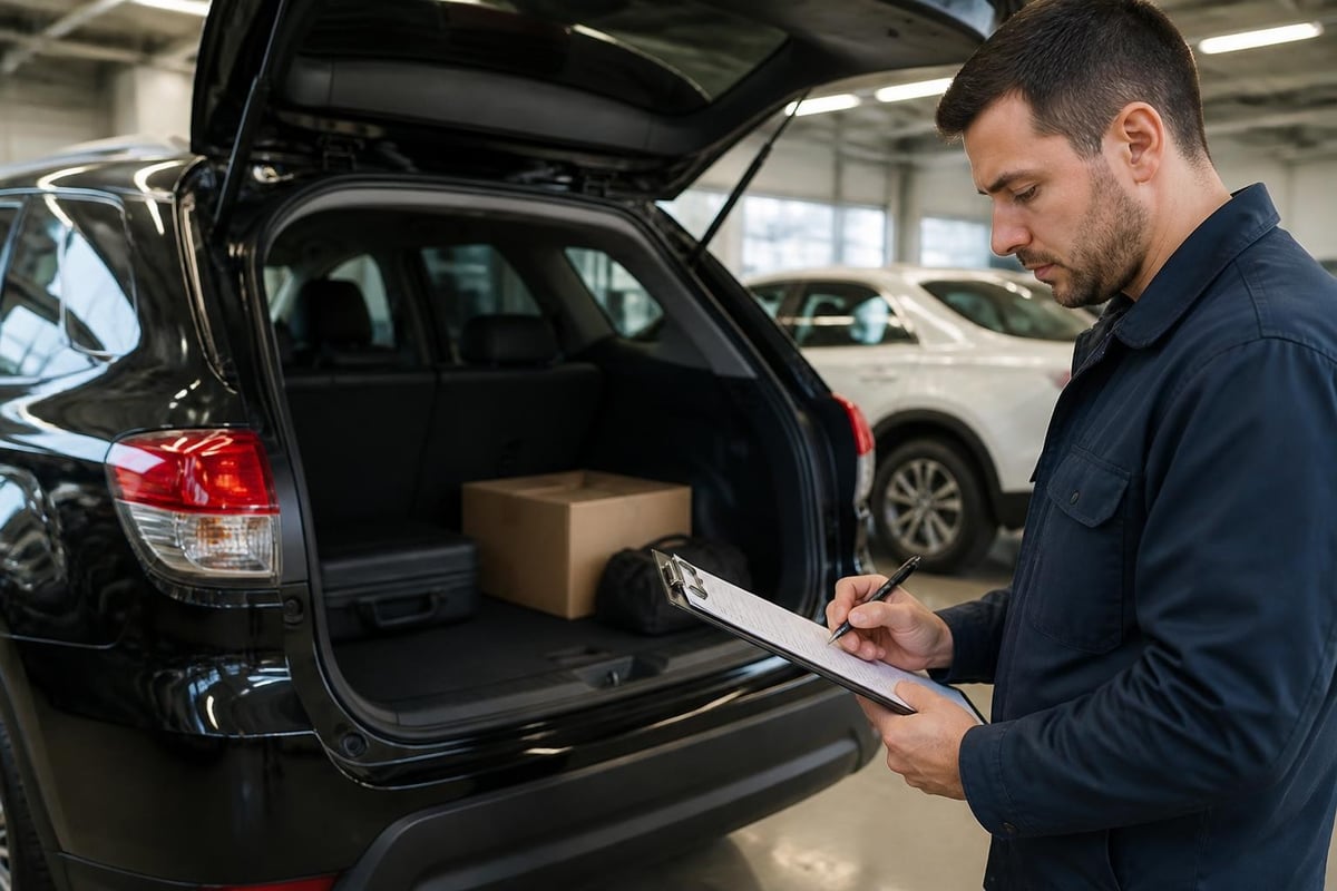 Vehicle preparation checklist