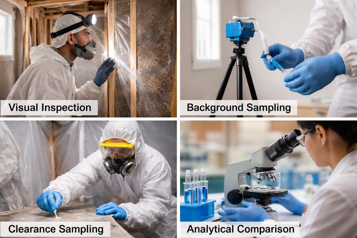 Air monitoring clearance process