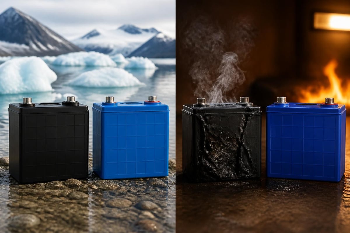 Batteriteknologi sammenligning