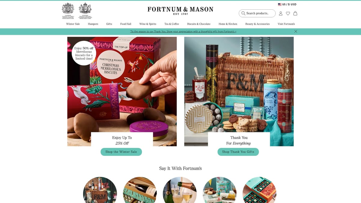 9 Amazing Food Baskets as Gifts to Delight Anyone in 2026 - Fortnum & Mason Hampers