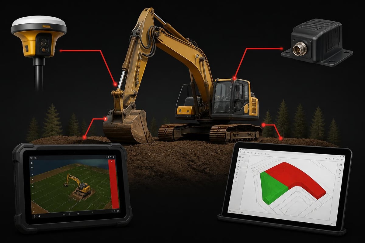 Trimble Earthworks system components integration