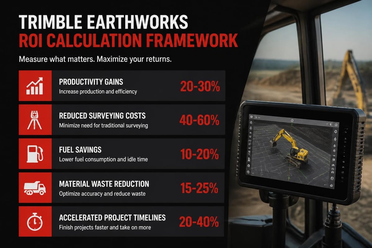 Trimble Earthworks ROI calculation