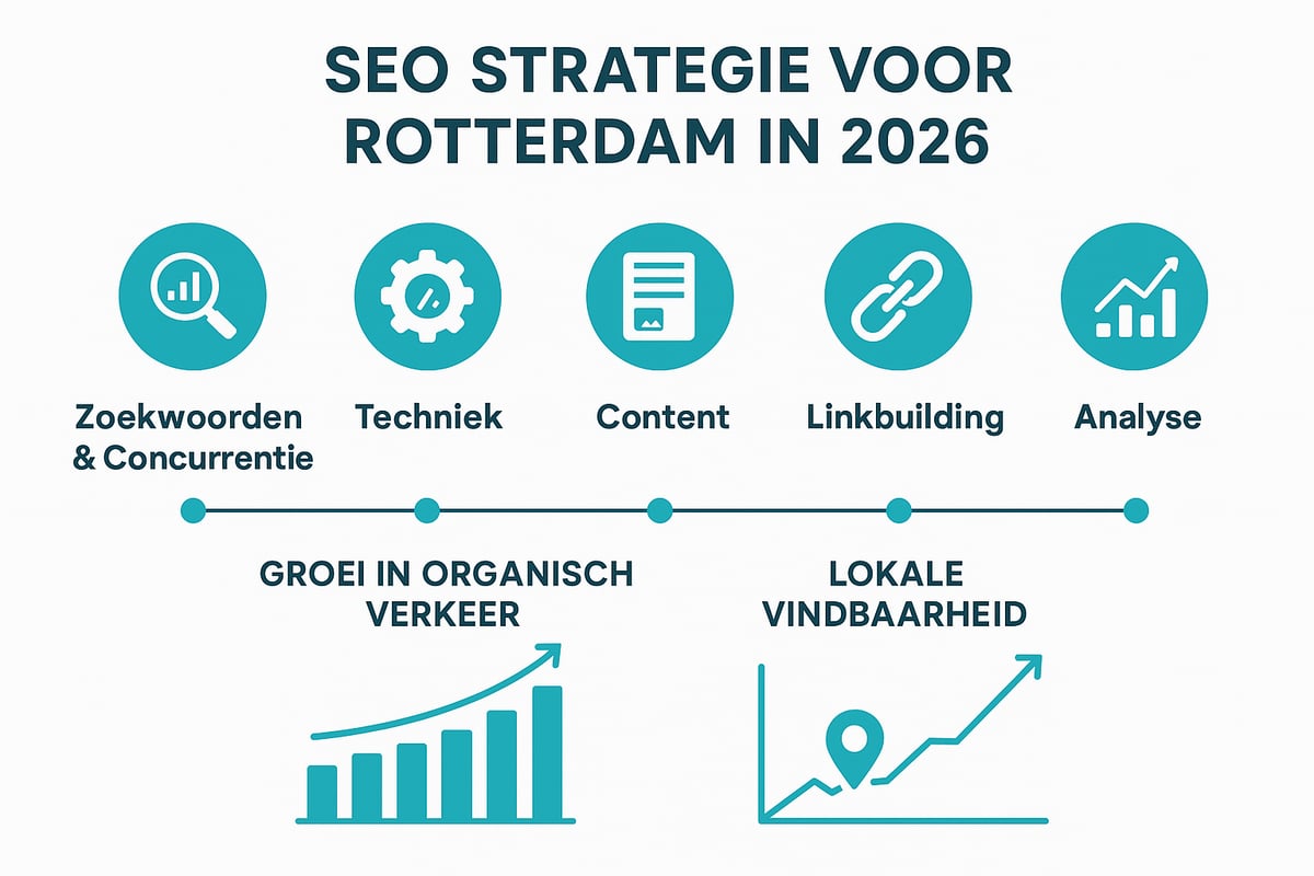SEO Strategie Rotterdam 2026: Het Chronologische Stappenplan