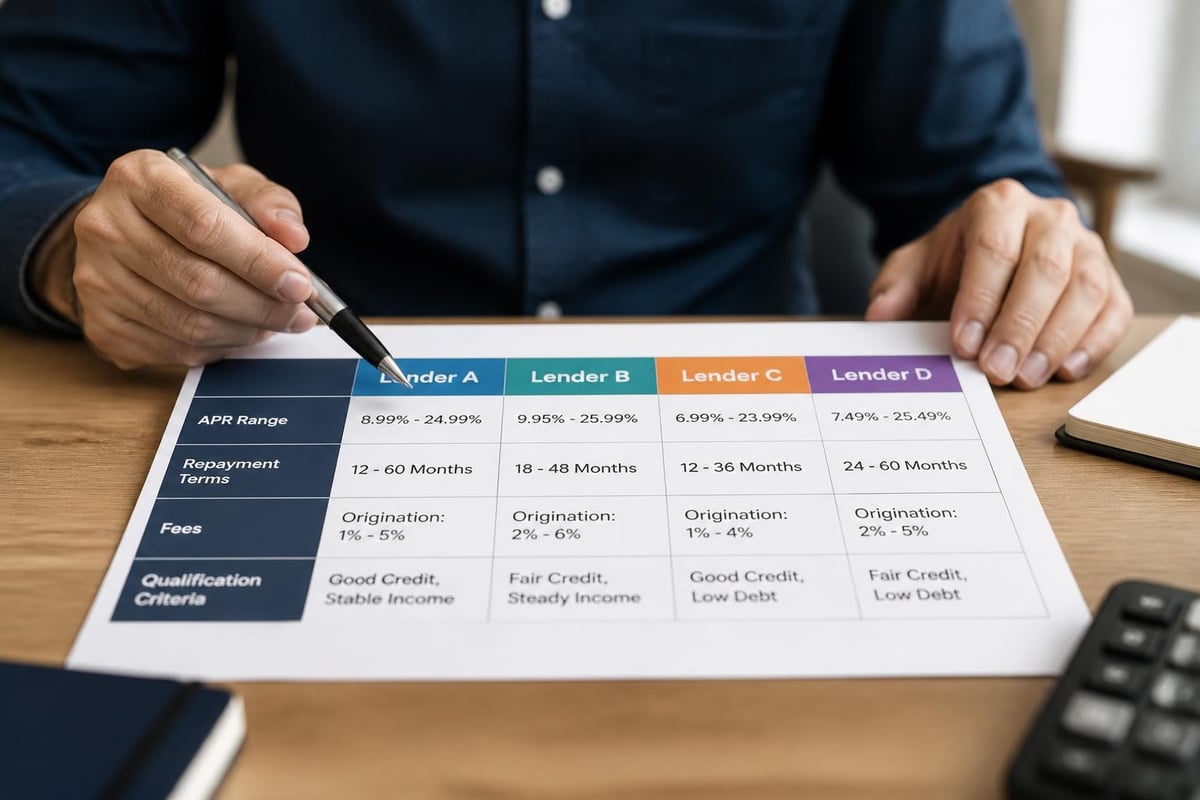 Loan comparison factors