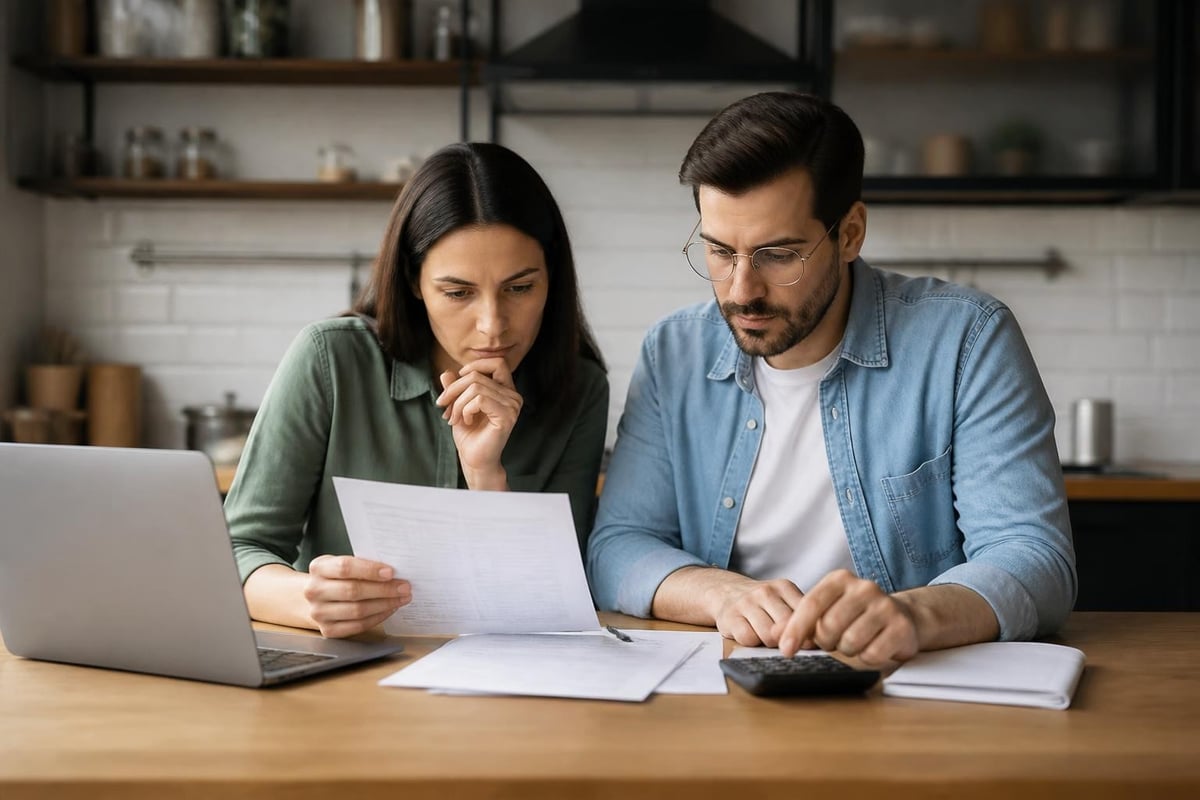 Debt-to-income calculation components