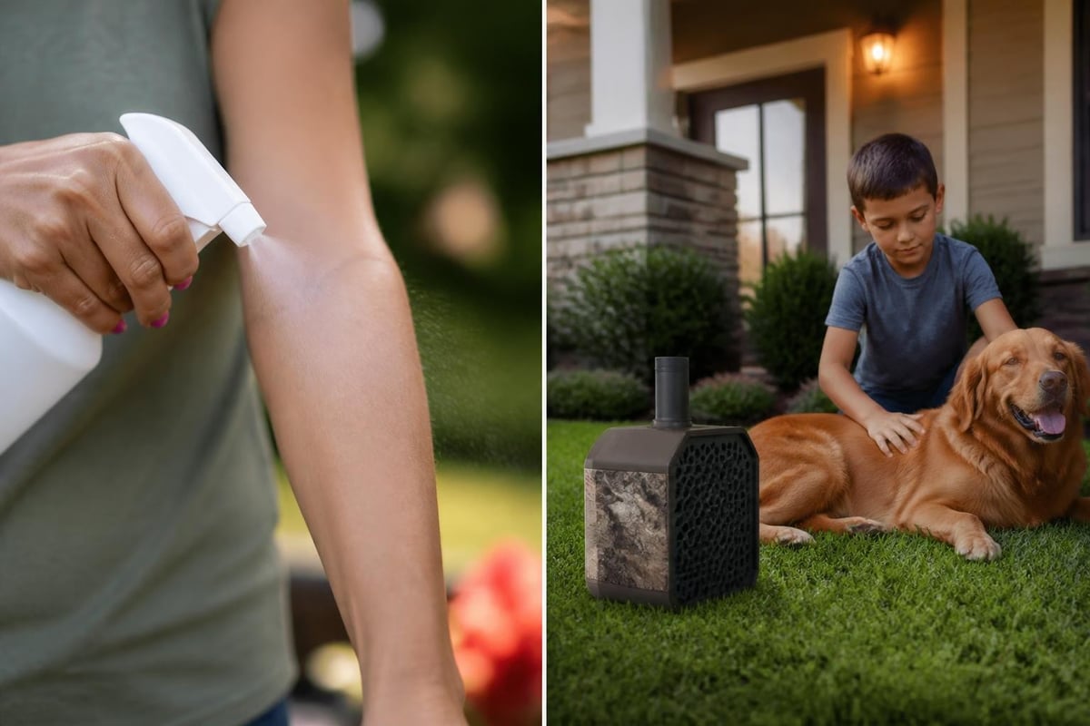 Family and pet safety in outdoor mosquito protection