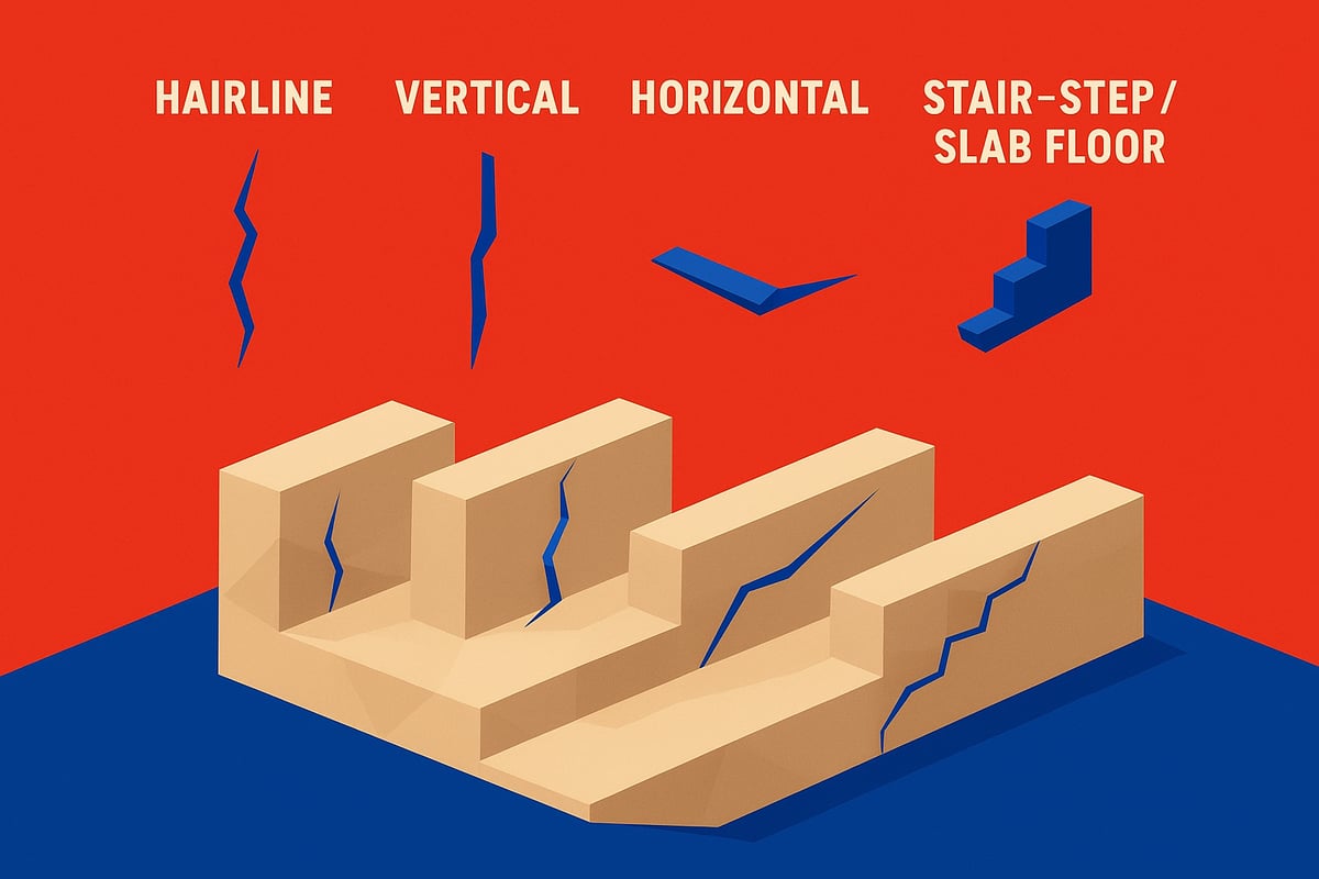 5 Main Types of Foundation Cracks Explained