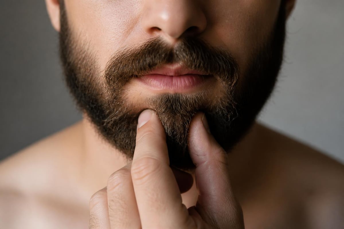 Facial hair moisture loss mechanisms