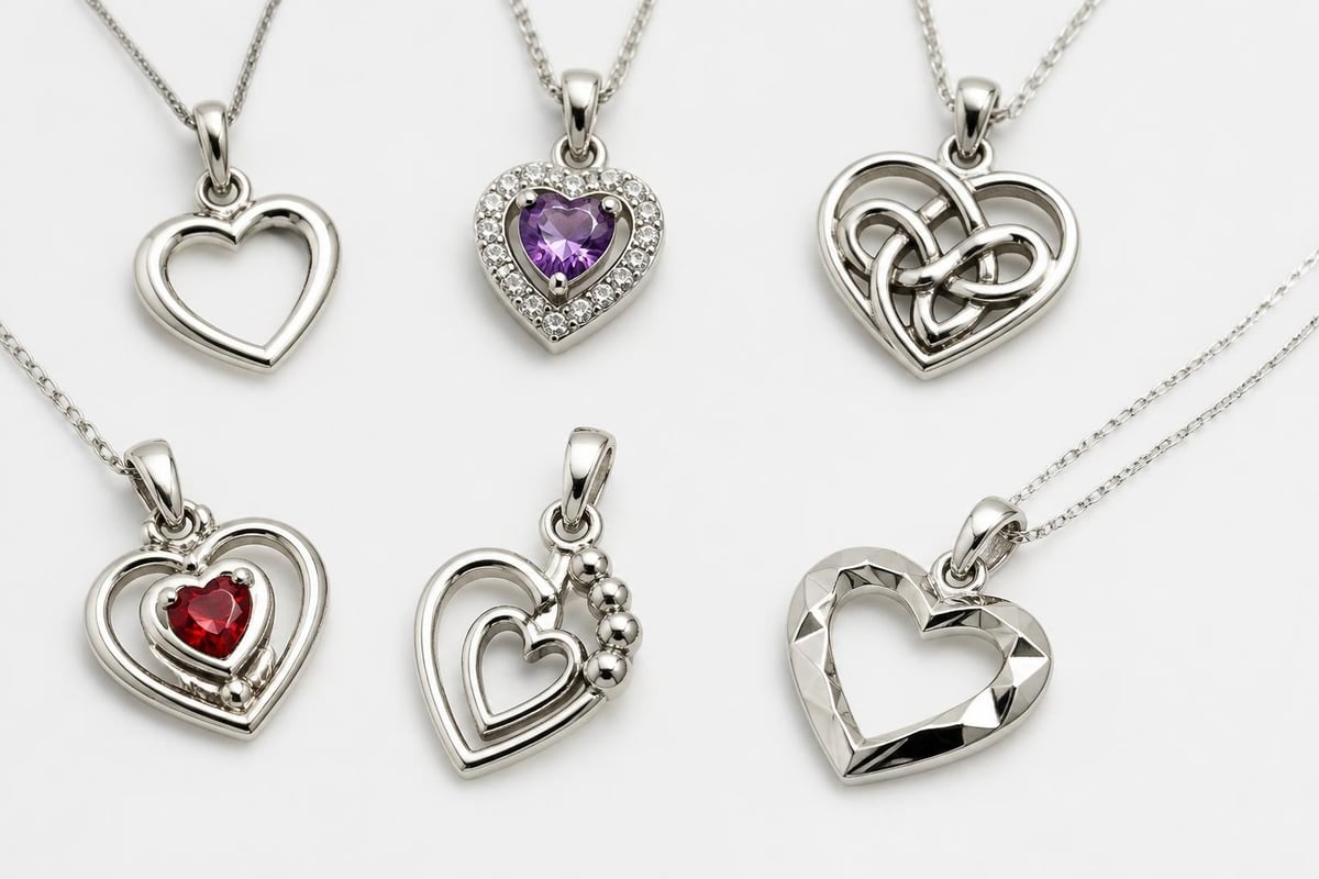 Heart pendant design categories