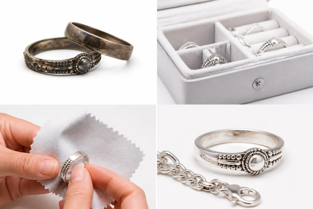 Sterling silver care routine