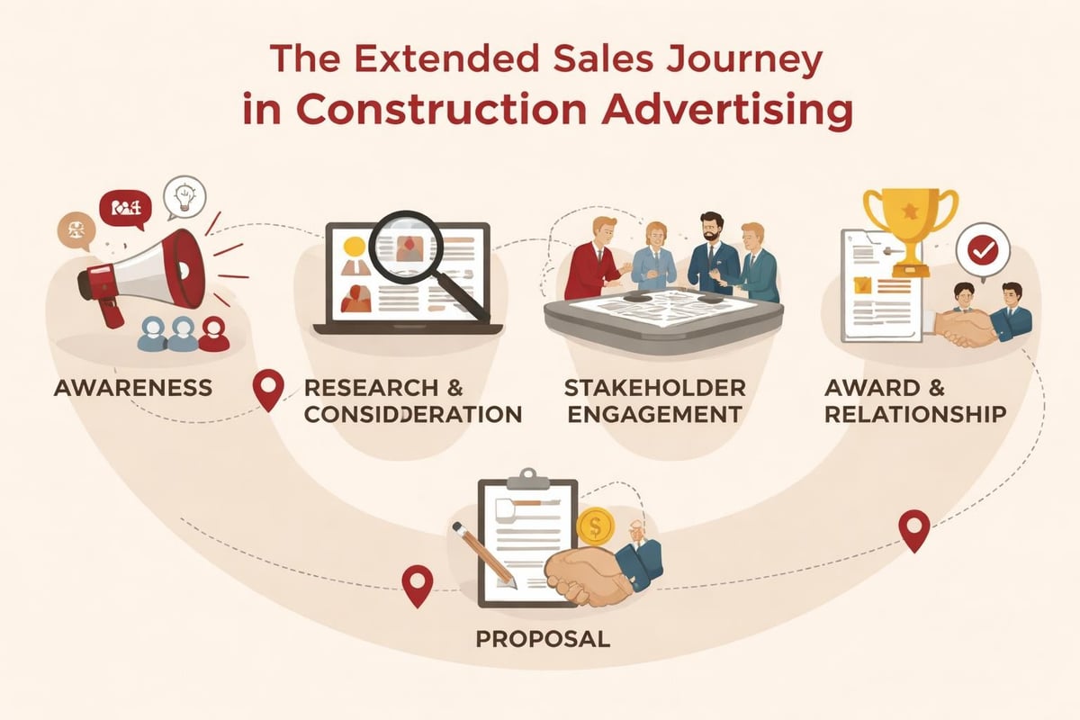 Construction advertising sales cycle