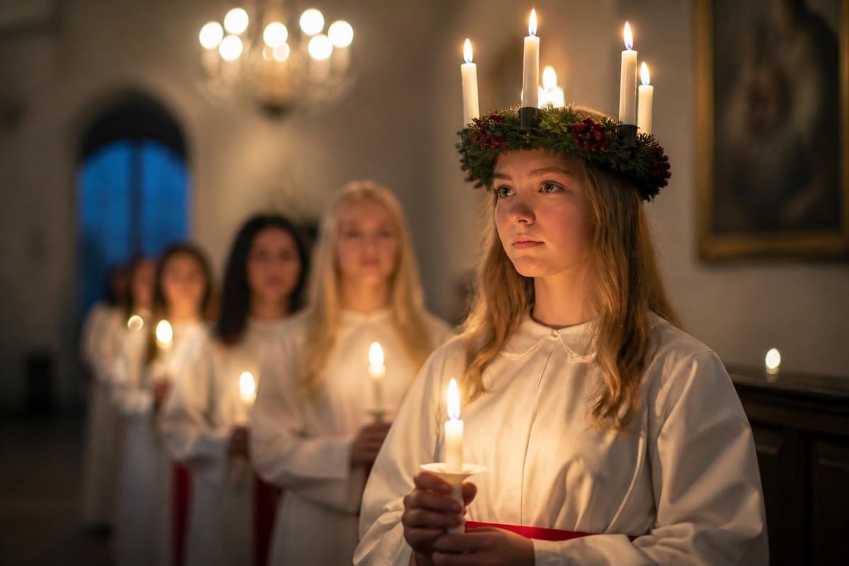 Saint Lucy feast day celebrations
