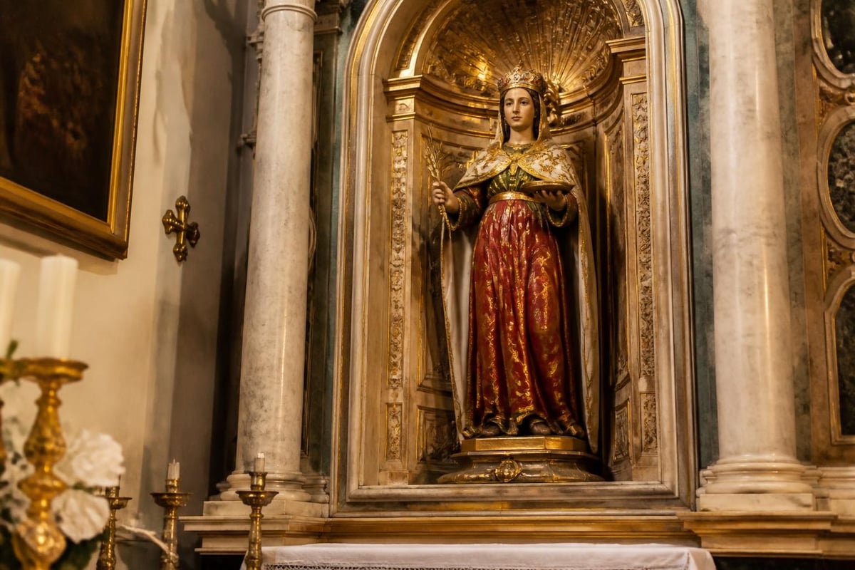 Saint Lucy pilgrimage sites