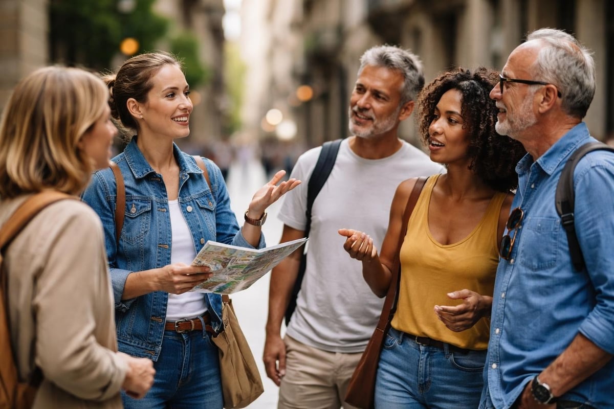 Small group city tour dynamics