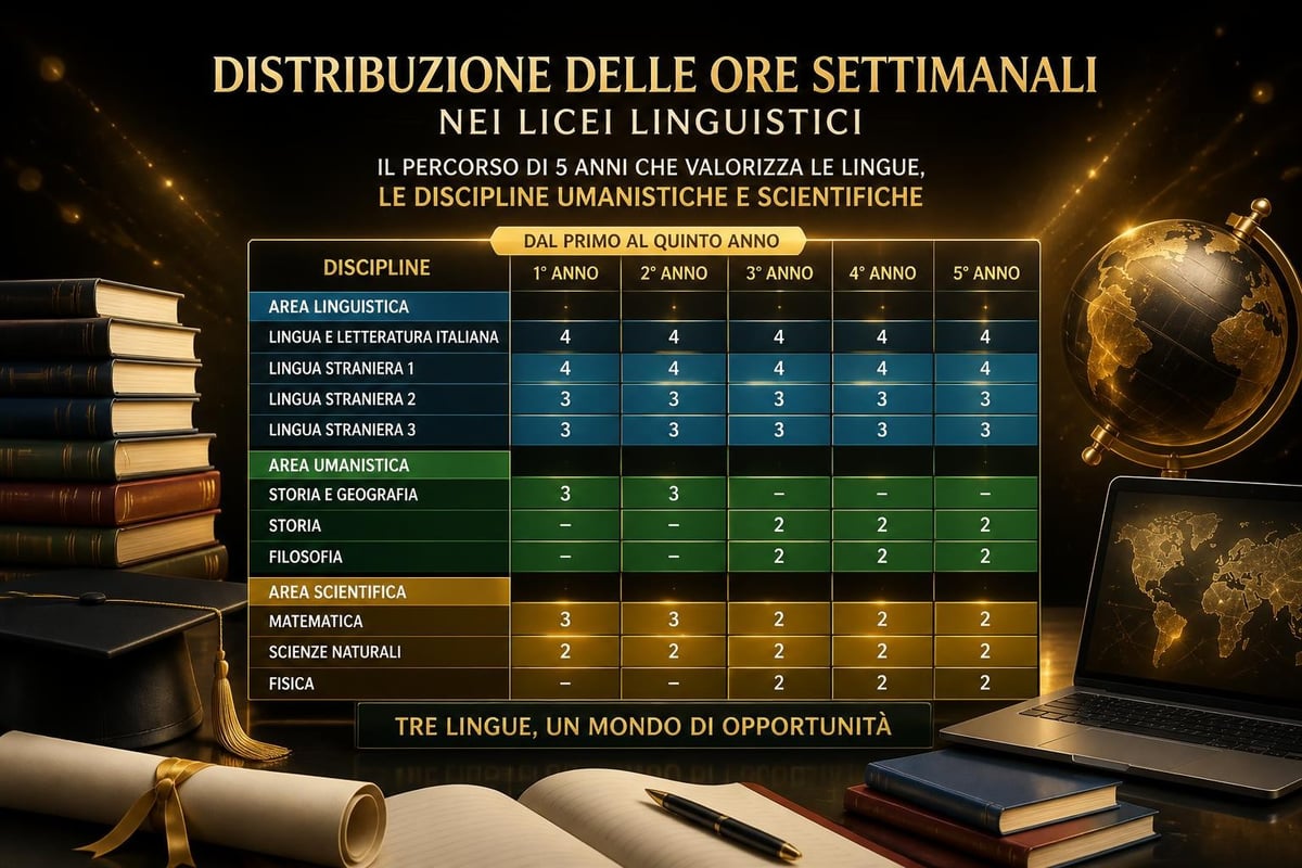 Piano di studi diploma linguistico