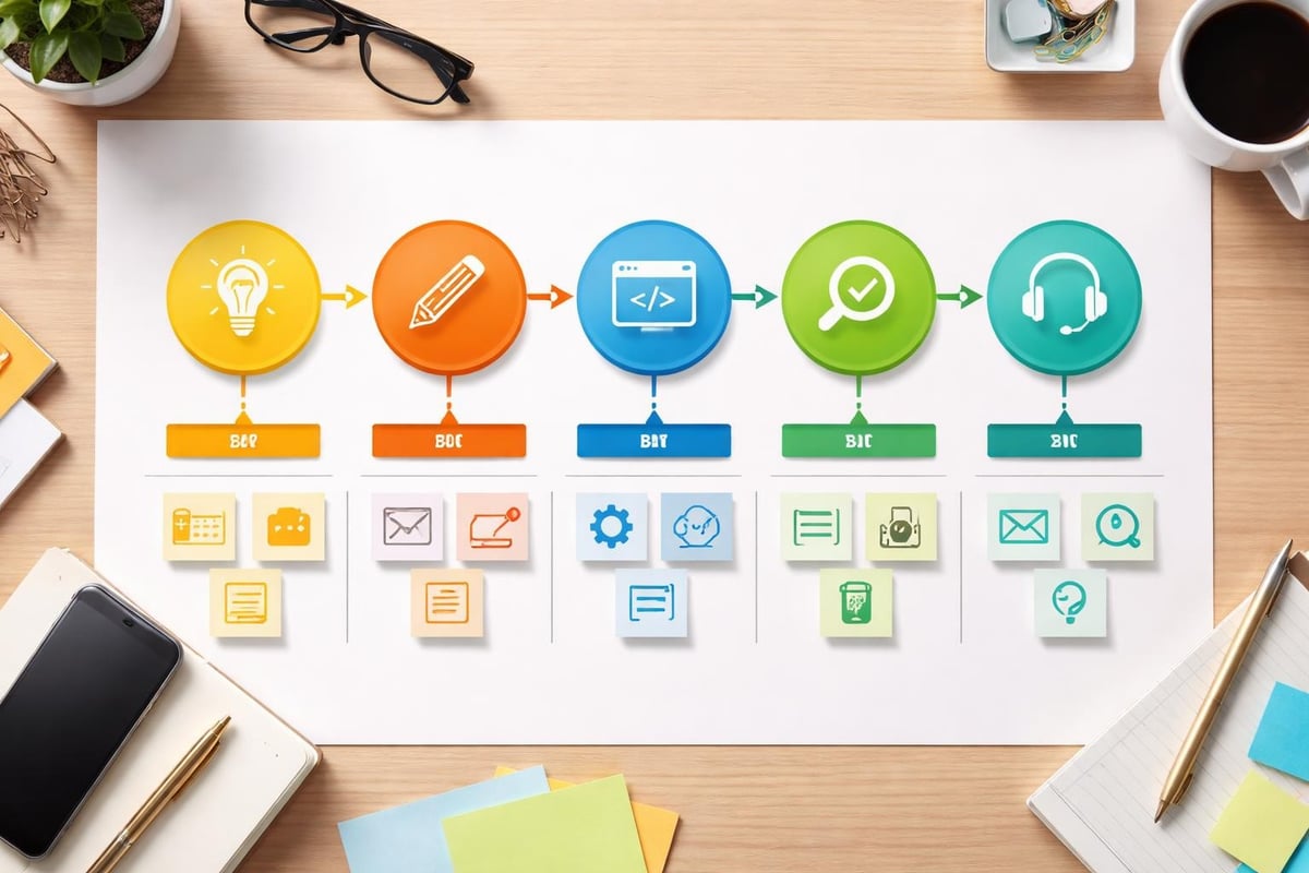Webdesign project timeline
